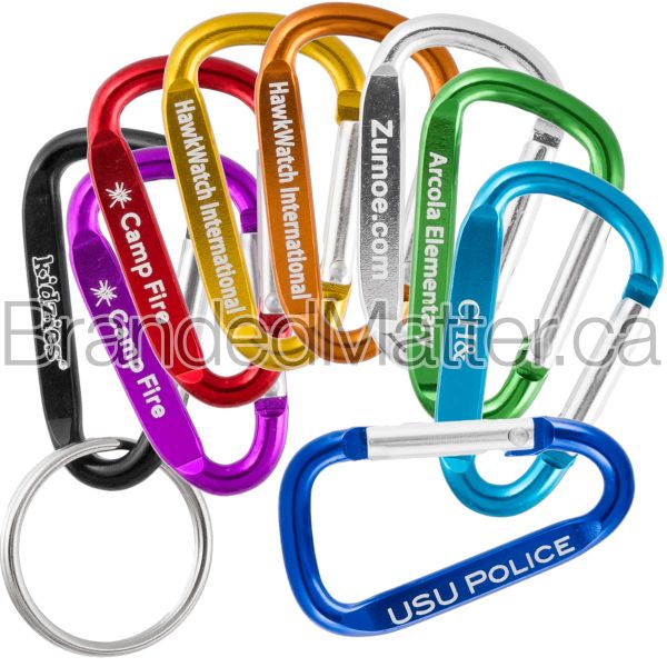 Extra Mini 50mm Engraved Carabiners