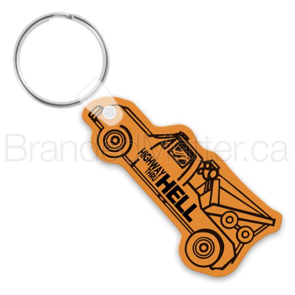 Tow truck shape keychains